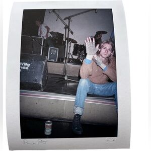 Kurt Cobain Nirvana Bruce Pavitt Sub Pop Piper Club Signed Print with COA